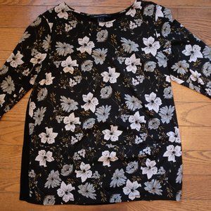 French Connection Floral Long Sleeve Top
